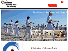 Tablet Screenshot of beach-karate.com